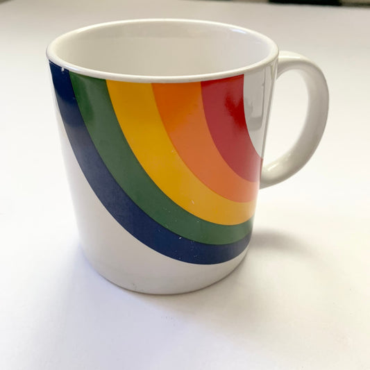FTD 1980s Rainbow Print Coffee Mug