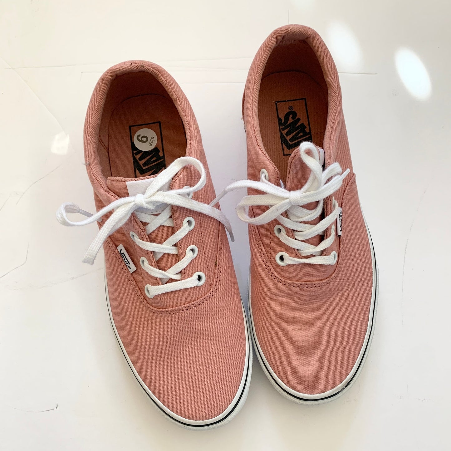 Vans Women's Doheny Canvas Pink Sneaker Skate Shoe 9