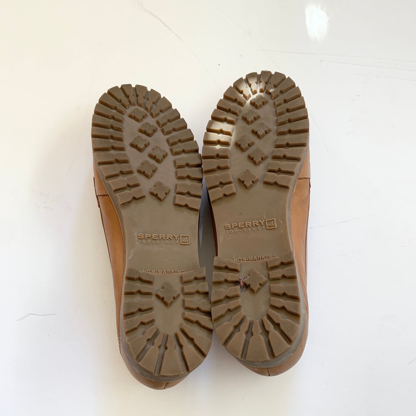 Sperry Top Sider Leather Winsor Cognac Loafer Tan Shoes 9M 9236266