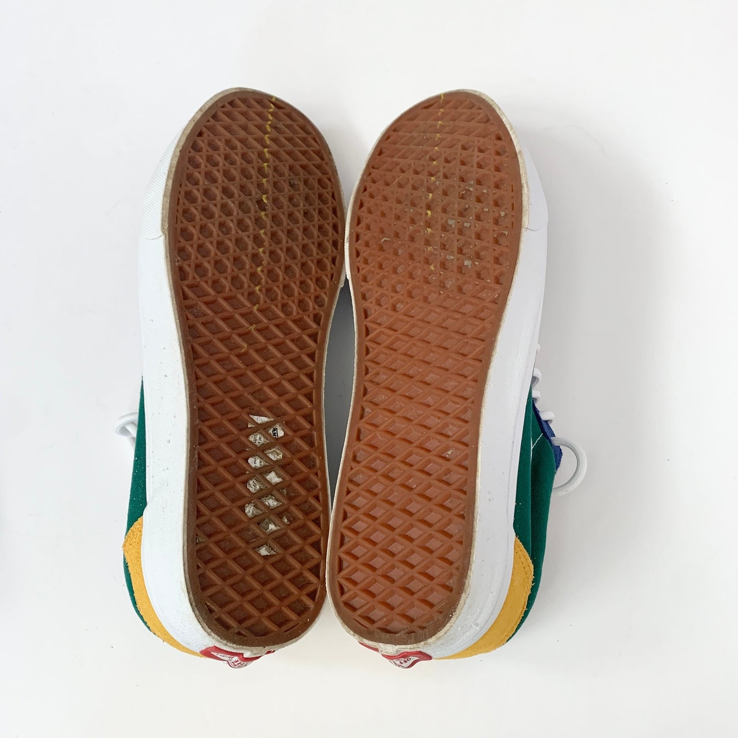 Vans Old Skool Yacht Club Suede Green Color Block Nautical Sneaker Shoes 11.5