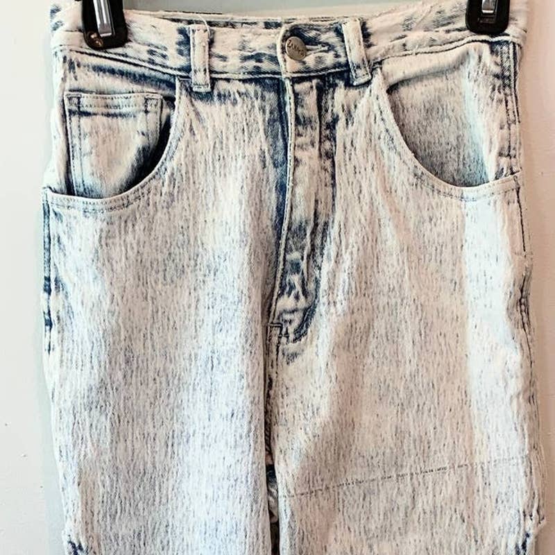 Vintage 90s Zana di Acid Wash High Waist Tapered Jeans