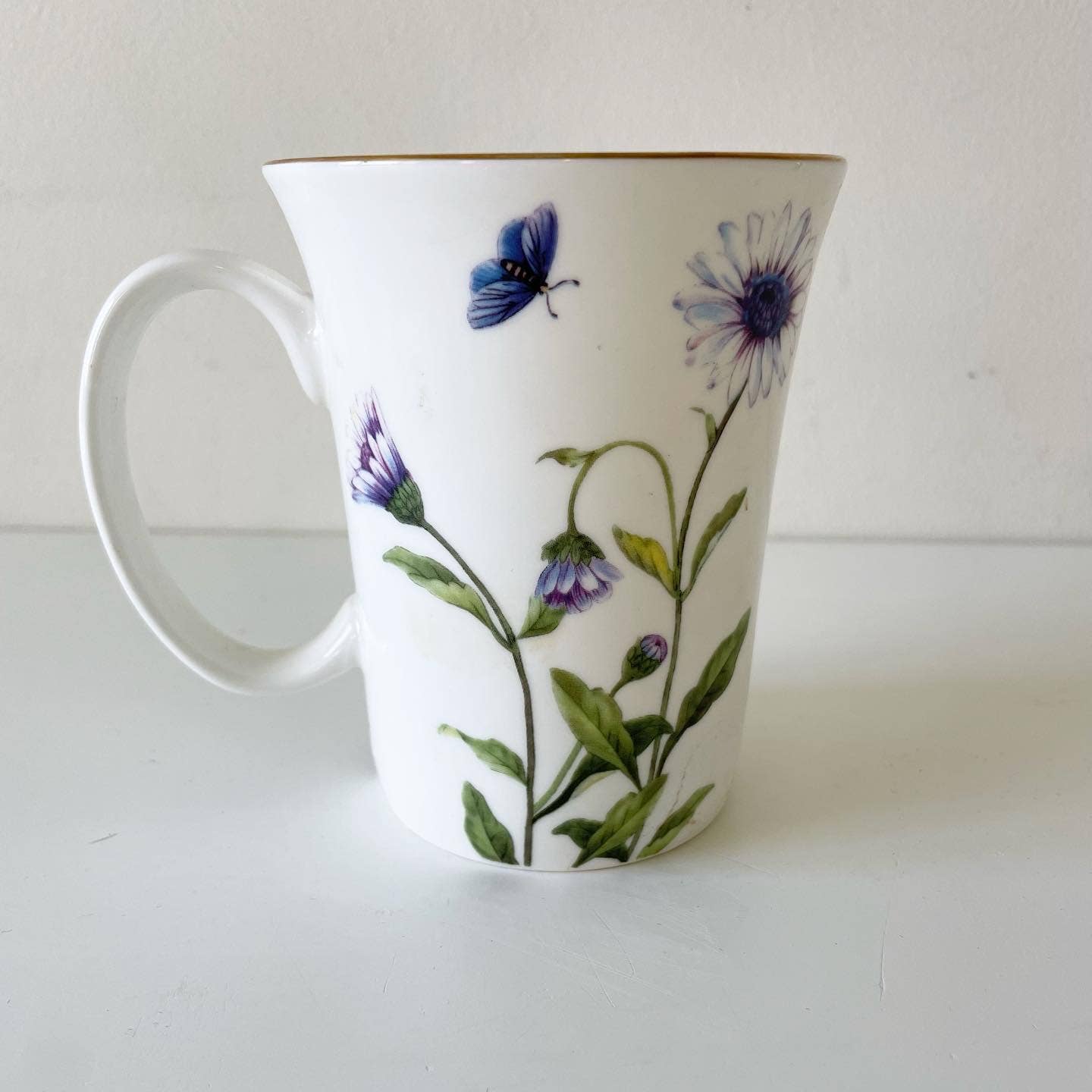 Gracie Bone Chine Coastline Imports Floral Garden Mug