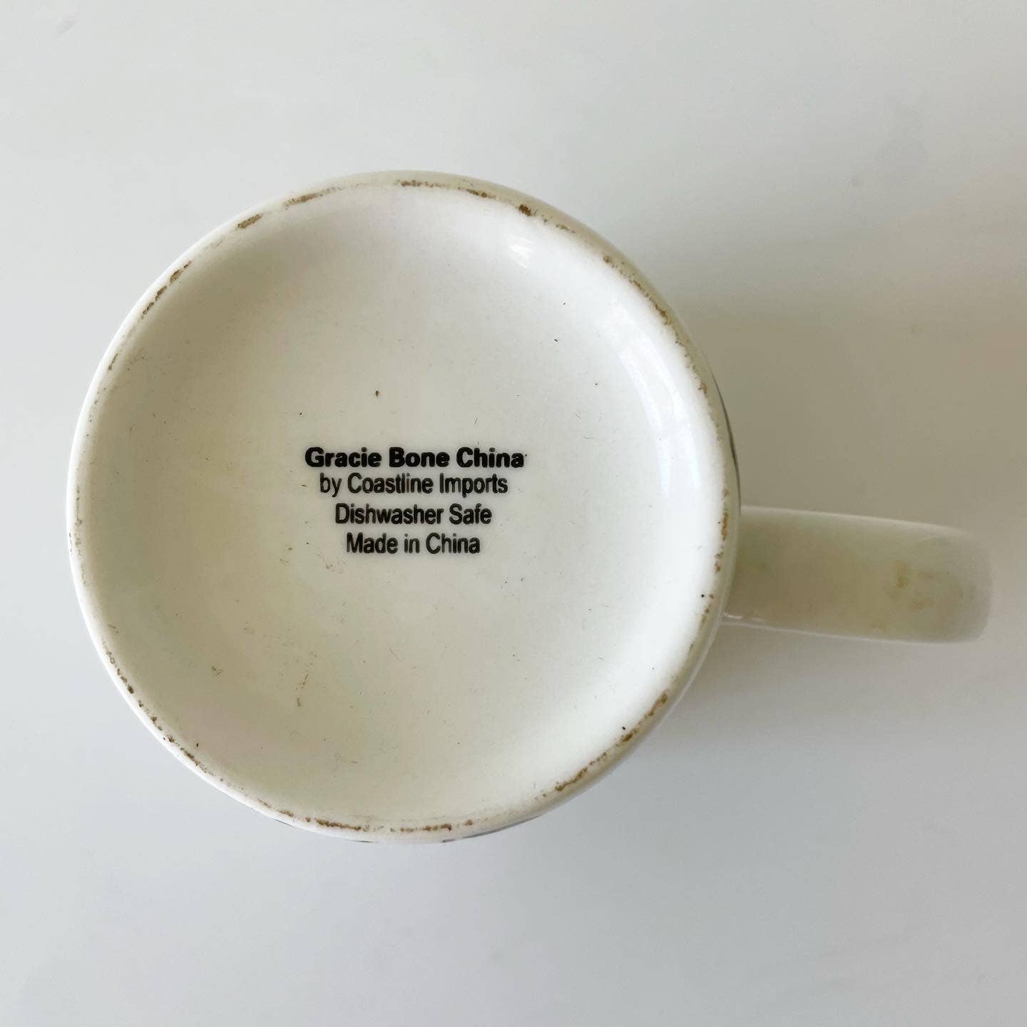 Gracie Bone Chine Coastline Imports Floral Garden Mug