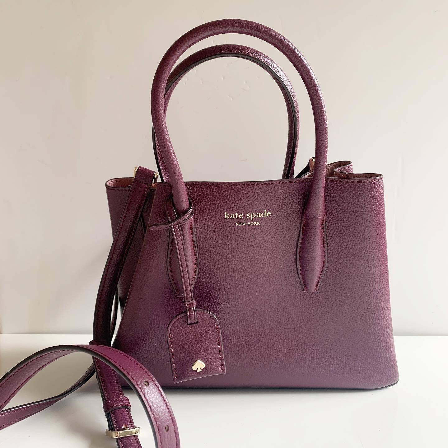 Kate spade plum on sale purse