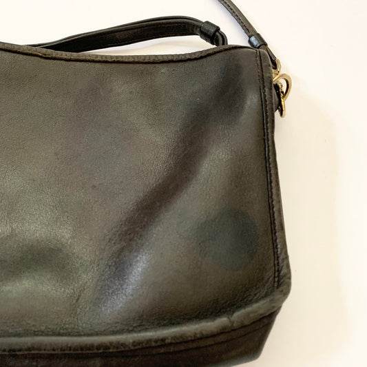 VINTAGE COACH Bonnie Cashin Black Convertible Clutch Wristlet Shoulder Bag 2146 002