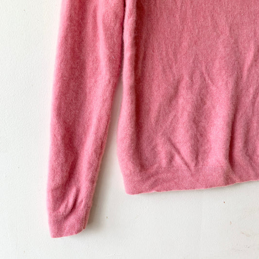 TALBOTS Cashmere Pink Pullover Sweater Large