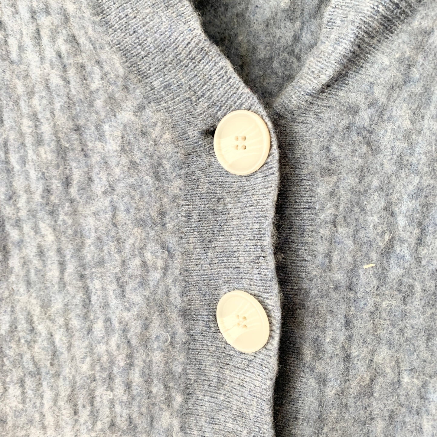 Soft By Naadam Blue Cashmere Cardigan Sweater Large