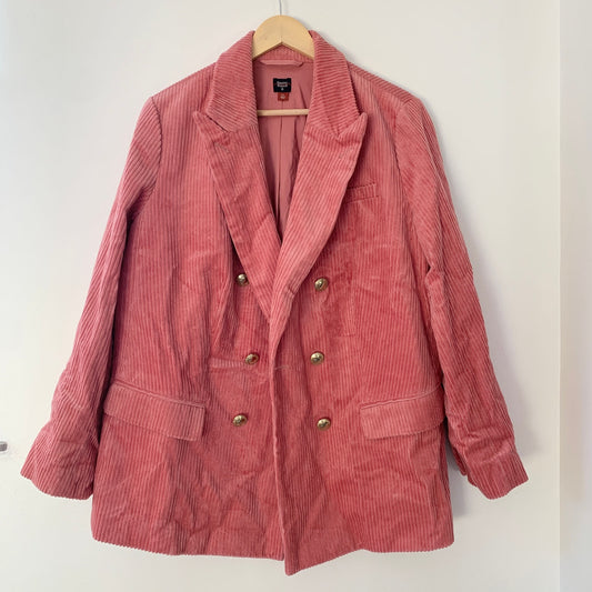 Rowing Blazers Target Pink Corduroy Double Breasted Blazer XXL