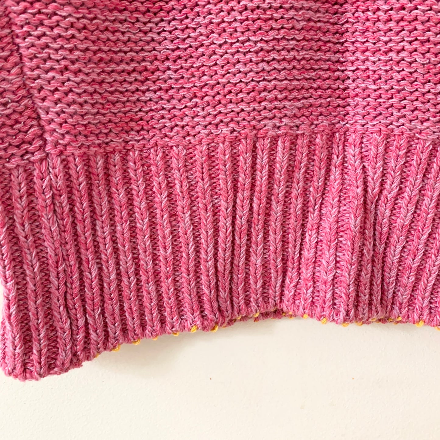 Anthropologie PILCRO Cropped Jenna Sweater Tank Pink Small