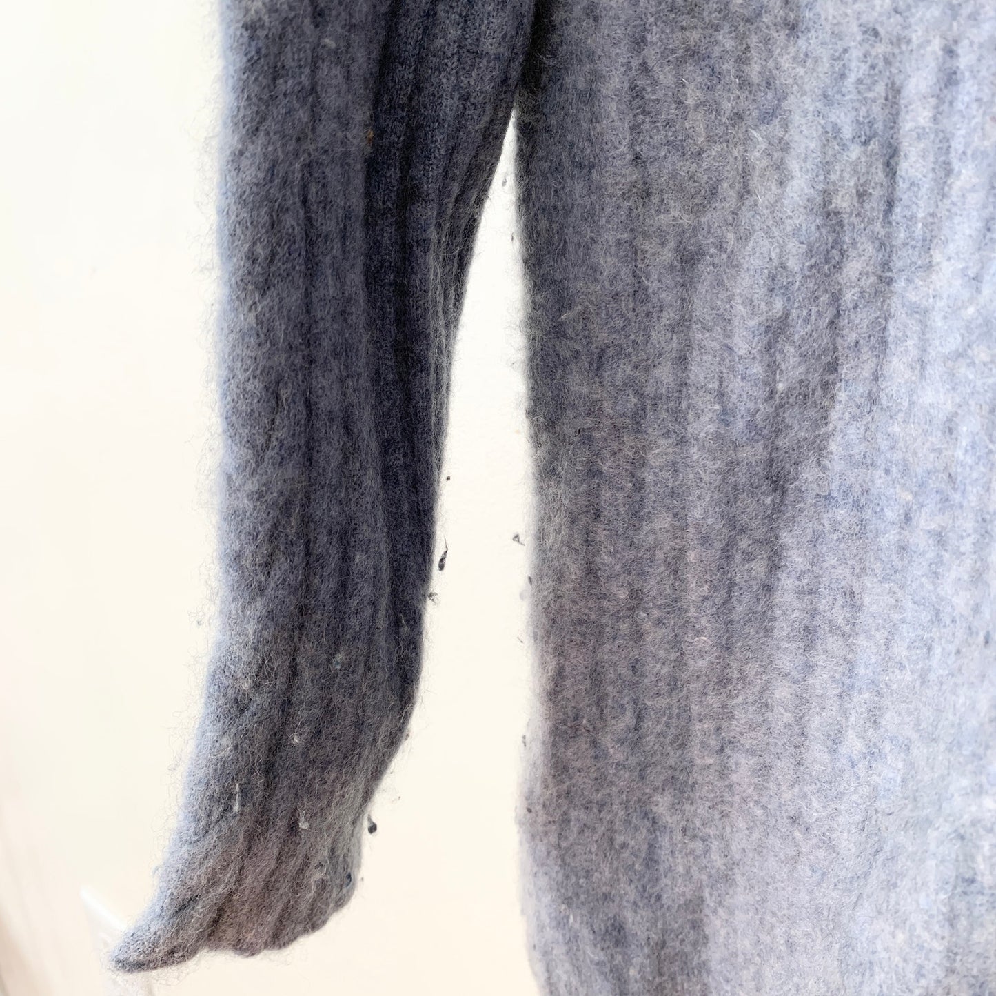 Soft By Naadam Blue Cashmere Cardigan Sweater Large