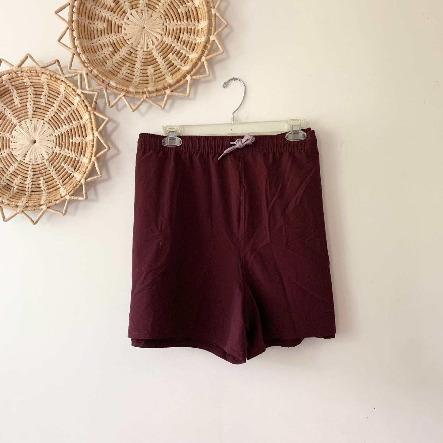 ALL BIRDS Natural Run Short Women's Plus XXXL New Burgundy Aubergine NWT