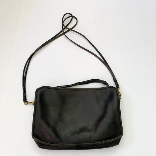 VINTAGE COACH Bonnie Cashin Black Convertible Clutch Wristlet Shoulder Bag 2146