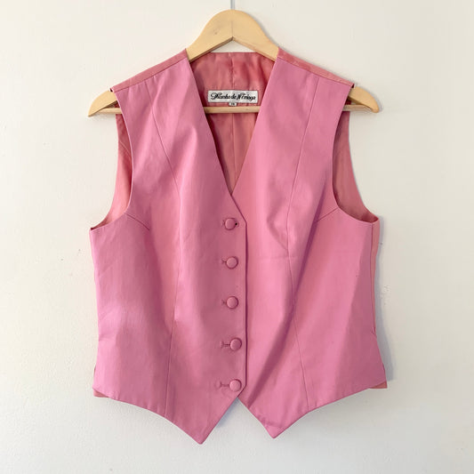 Marsha De Arriaga Equestrian Saddle Seat  Women's Pink Suit Vest 14