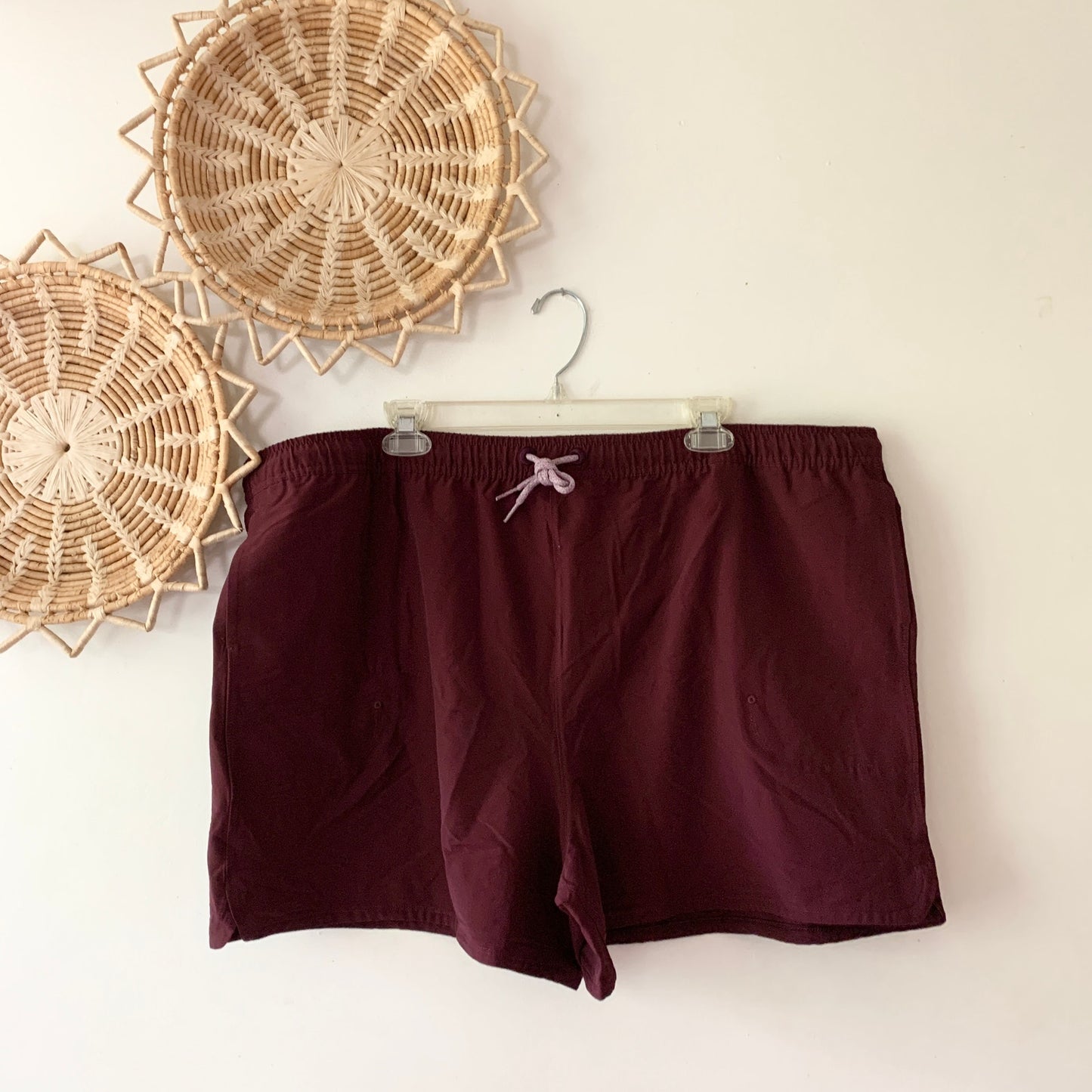 ALL BIRDS Natural Run Short Women's Plus XXXL New Burgundy Aubergine NWT