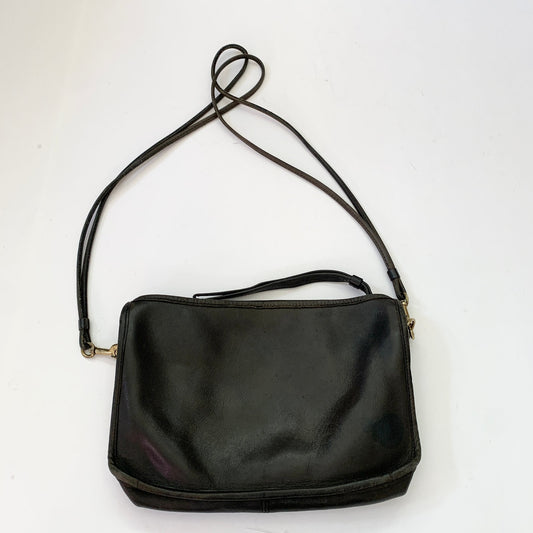 VINTAGE COACH Bonnie Cashin Black Convertible Clutch Wristlet Shoulder Bag 2146 002