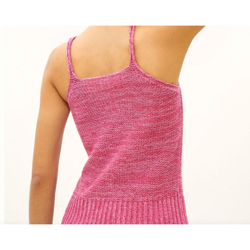 Anthropologie PILCRO Cropped Jenna Sweater Tank Pink Small