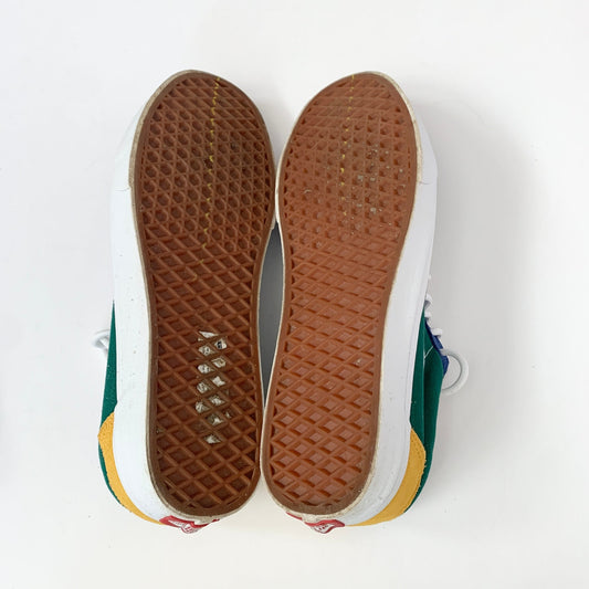 Vans Old Skool Yacht Club Suede Green Color Block Nautical Sneaker Shoes 11.5