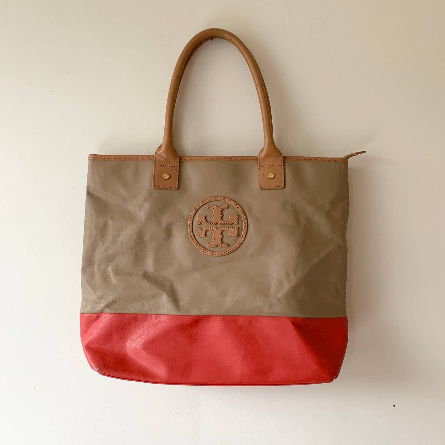 Buy Tory Burch Handbag Miller Logo Plaque Shoulder Bag With Og Box and Dust  Bag (Brown) (LB852)