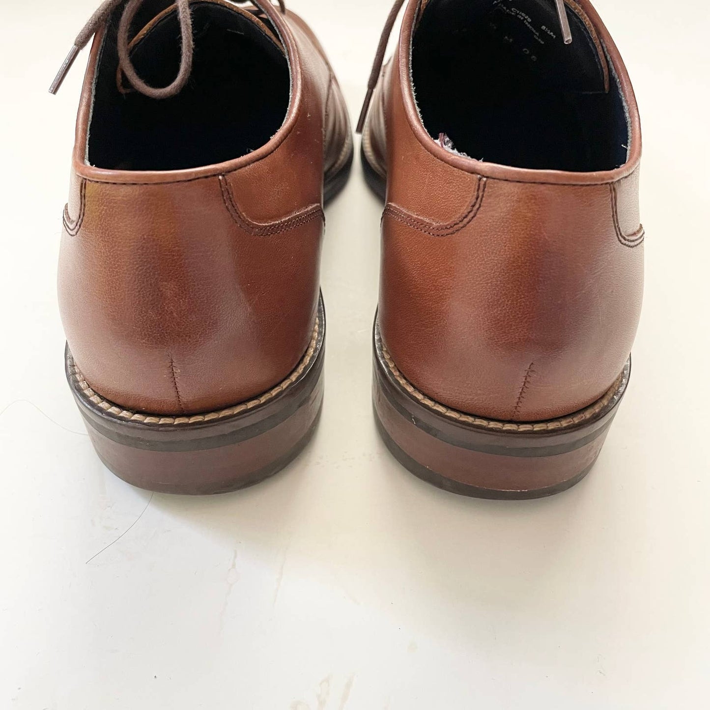 Cole Haan Men's Leather British Tan Brown Lenox Hill Split Toe Oxford C11629