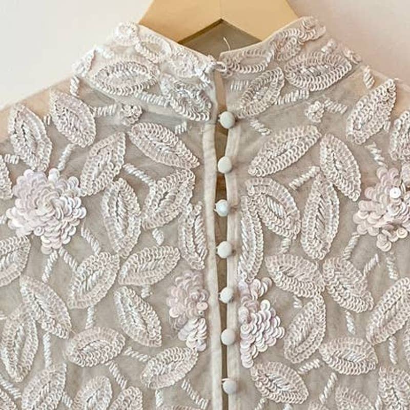 ASOS Bridal Arabella embellished bodice mini wedding dress with mesh skirt 14