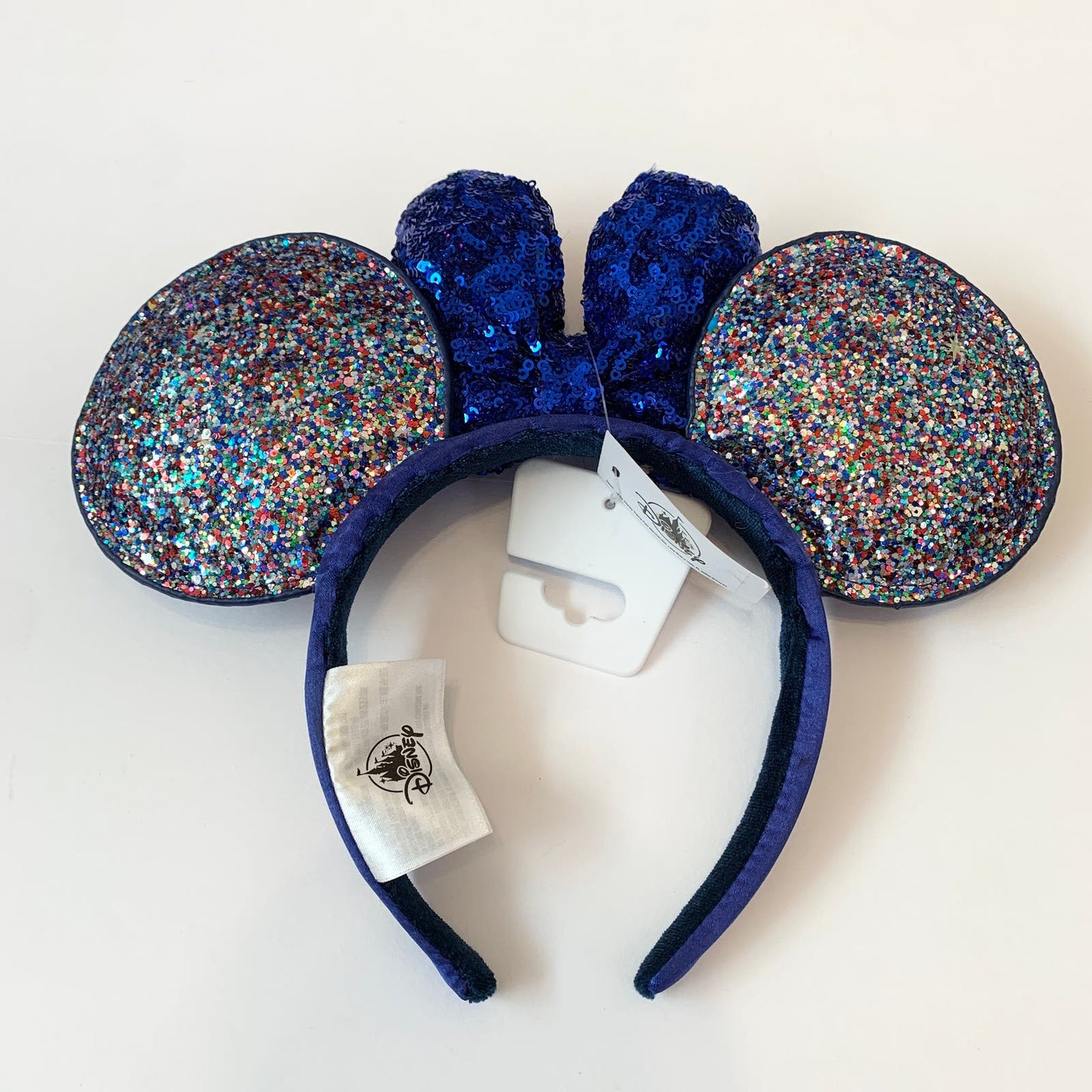 Disney Parks New Year Minnie Mouse Collectible 2020 Blue Glitter Headband