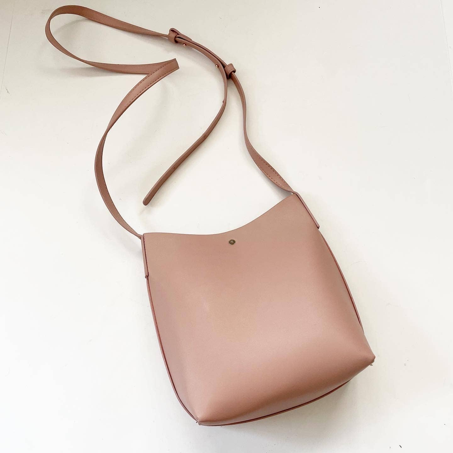 Samara Vegan Leather Pink Shoulder Bag