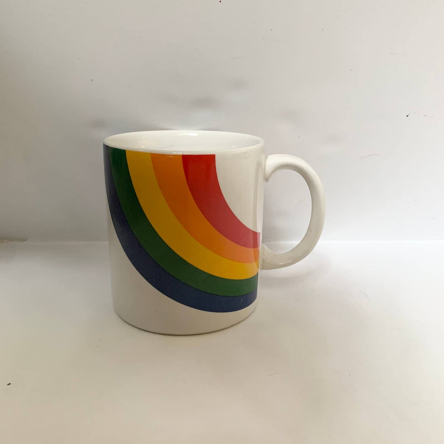 Vintage FTD Rainbow 1980s Coffee Mugs