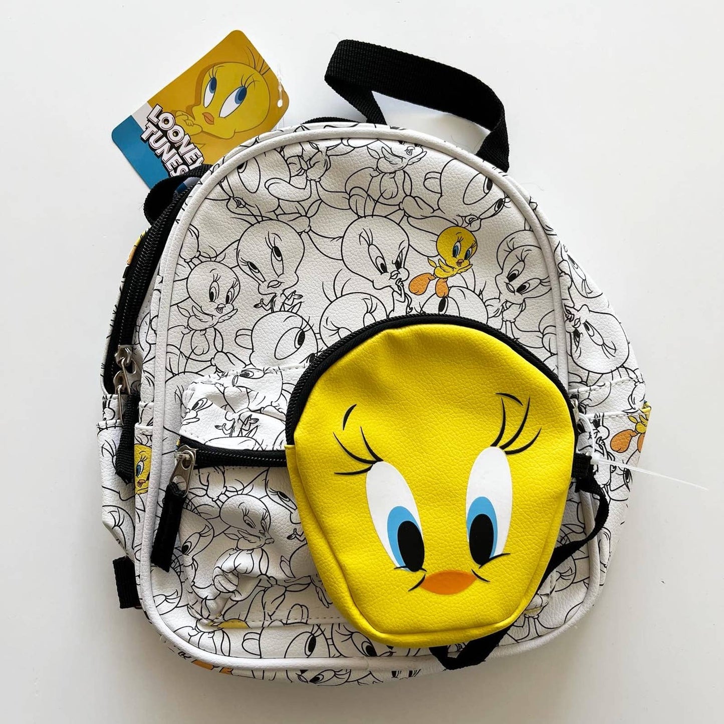 Warner Brothers Looney Tunes Tweety Bird Mini Backpack Coin Purse