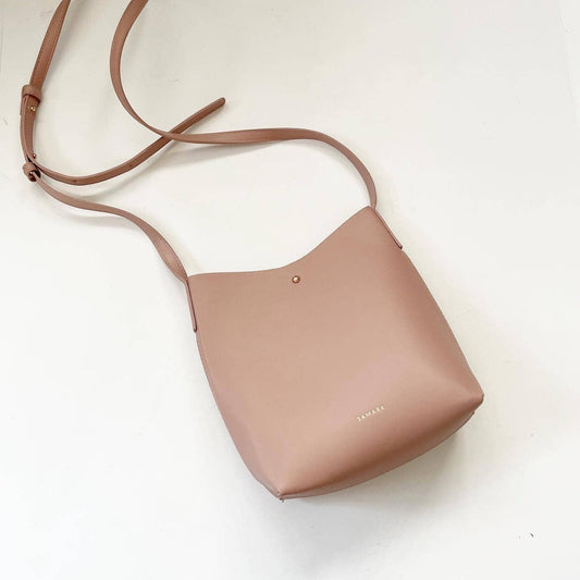 Samara Vegan Leather Pink Shoulder Bag