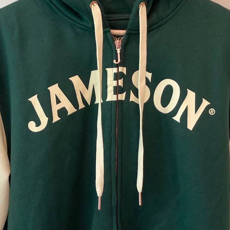 Jameson Limited Edition Full Zip Green Varsity Hoodie Jacket