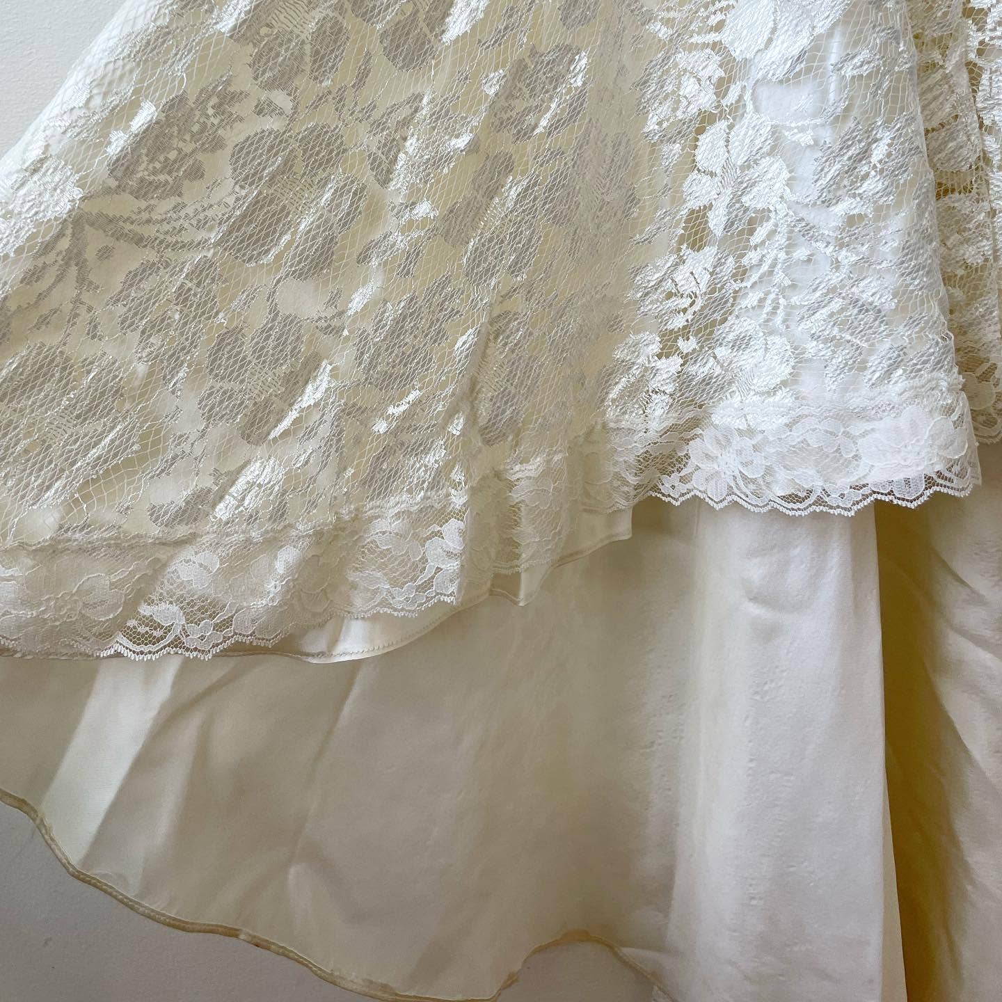 Vintage 2 Piece Shirt Boho Cottage Core Wedding Dress Set