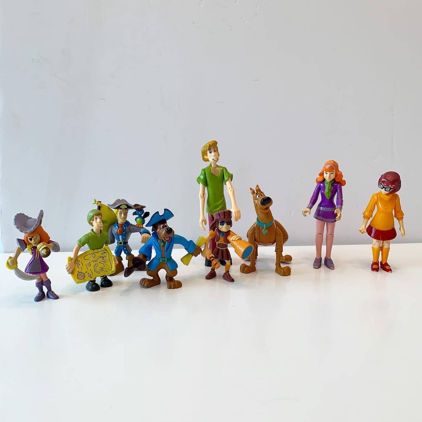 Scooby Doo Gang Lot Figures Toys Velma Shaggy Dog Fred Rare