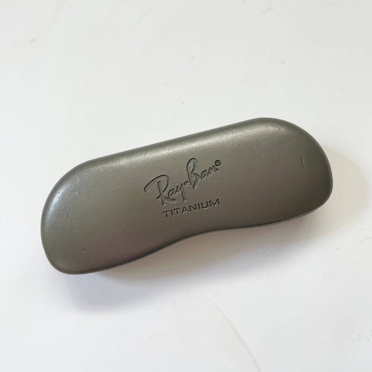 Ray Ban TITANIUM Sunglasses Hardshell Clamshell *CASE ONLY*