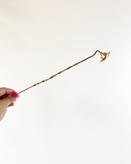 Vintage Brass Large Candle Snuffer