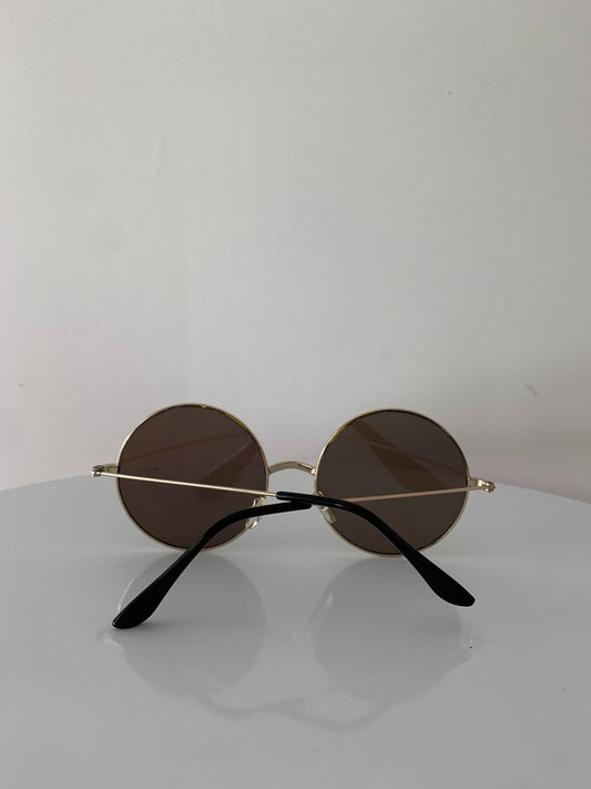 Vintage Inspired Purple Round Sunglasses