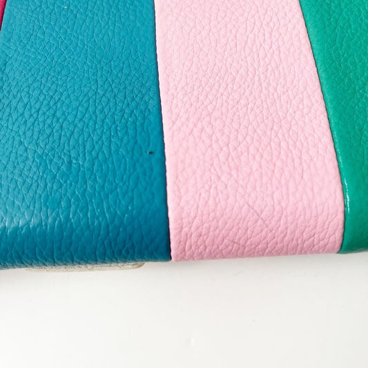 Multicolor Women Wallet Removable Strap