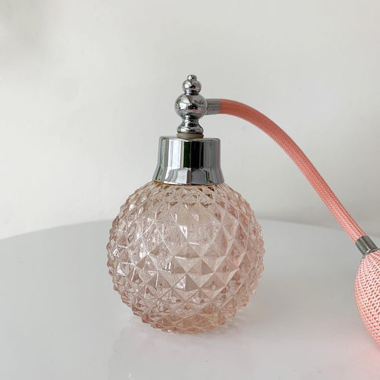 Vintage Empty Pink Fragrance Bottle