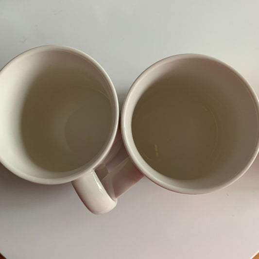 Set of 2 Shook Print Ceramic Mugs