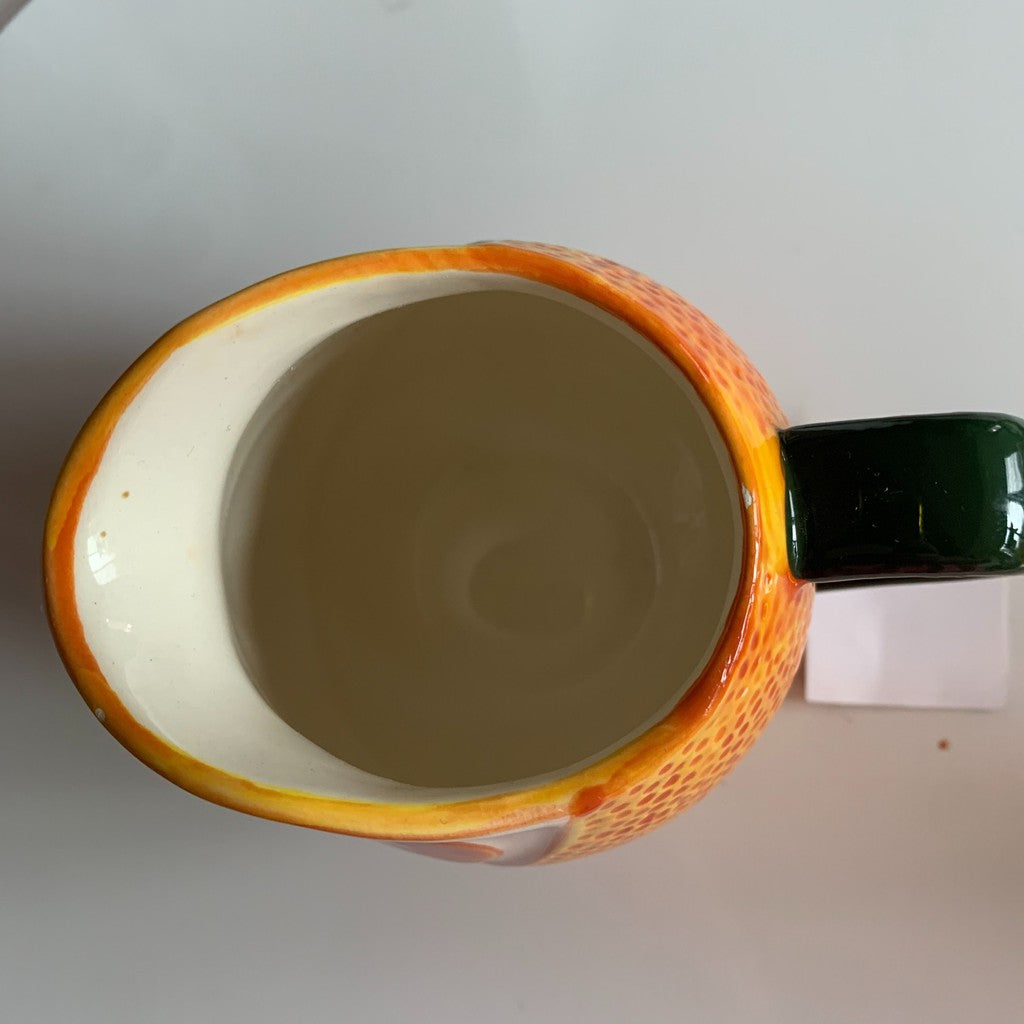 Orange Fruit Shaped Coffee Creamer