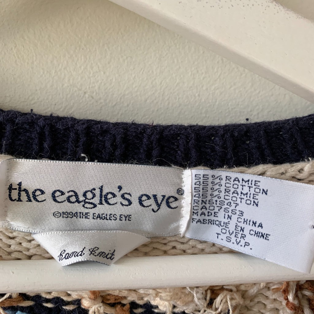 Vintage 90s Eagles Eye Estate Sale Knit Cardigan Sweater