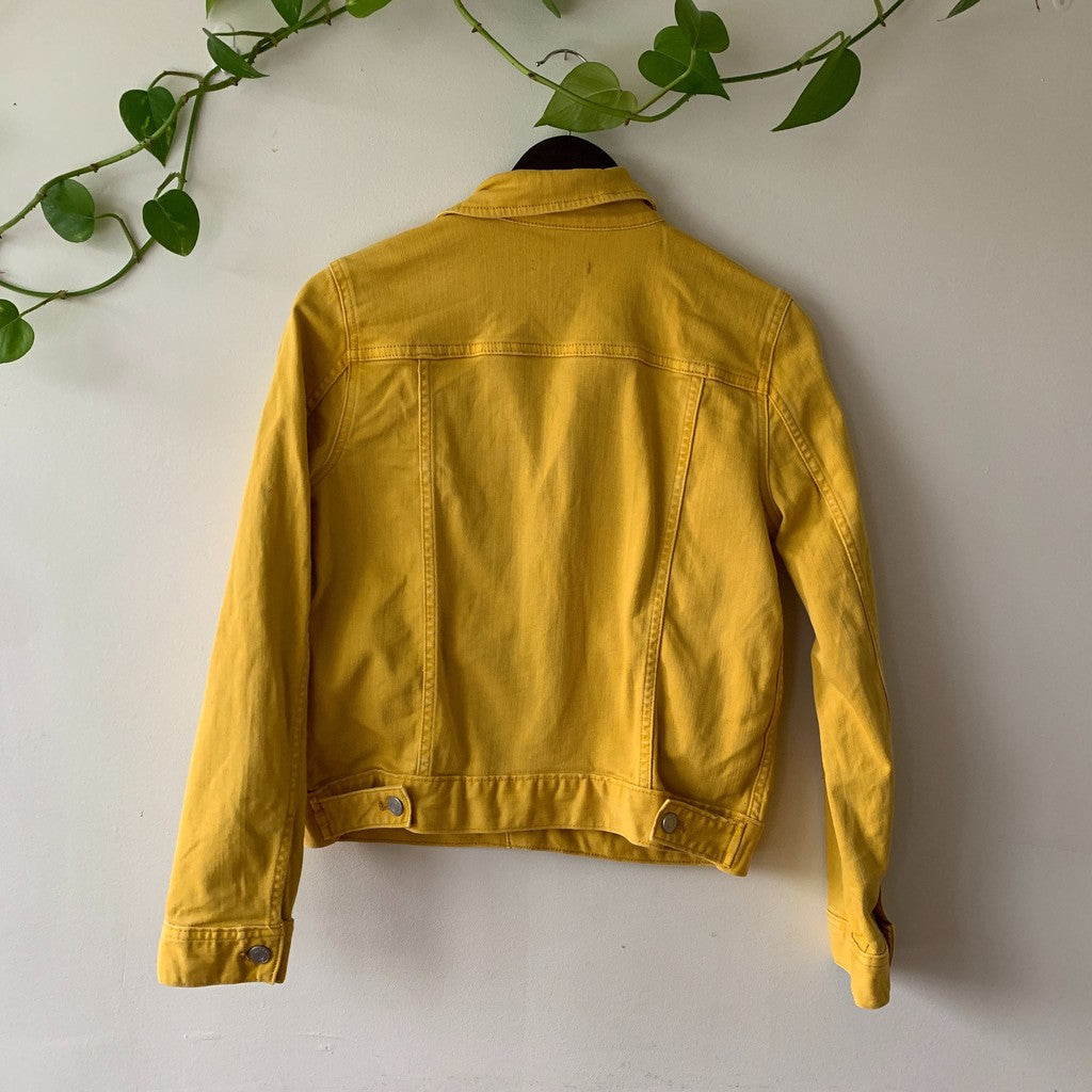 J.CREW Mercantile Yellow Jean Jacket XS – Shop Dina's Days