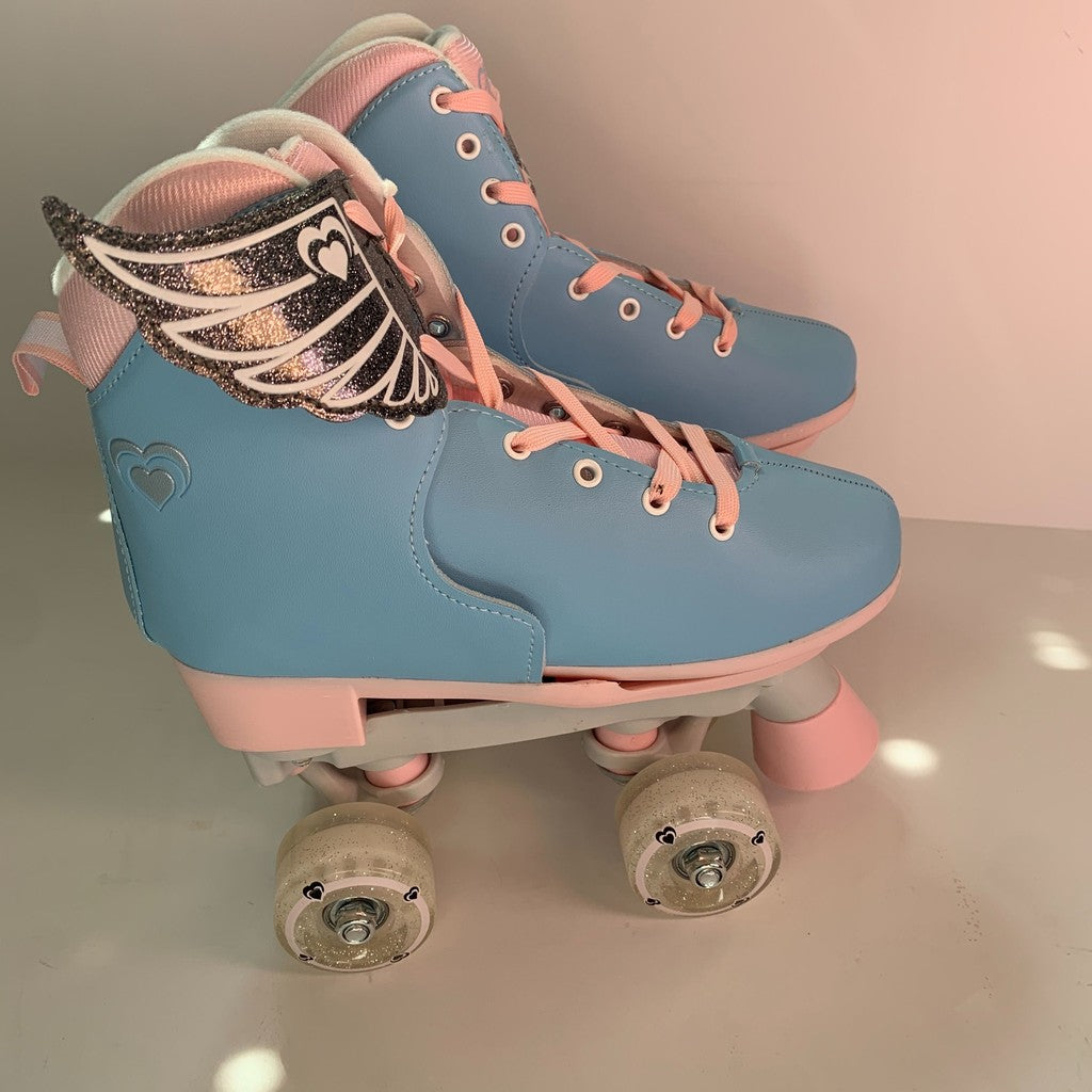 Circle Society Classic Adjustable Children's Roller Skates, 3-7 US Girls, Classic Cotton Candy