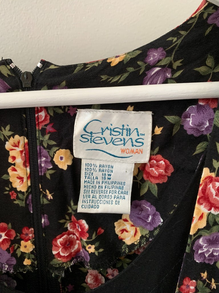Cristin Stevens Multicolor Layered Maxi Dress