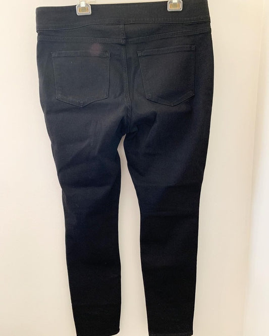 Old Navy Rockstar Mid-Rise Wow Black Super-Skinny Jeggings