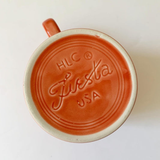 Fiestaware Tom & Jerry Orange Tangerine HLC Backstamp Mug