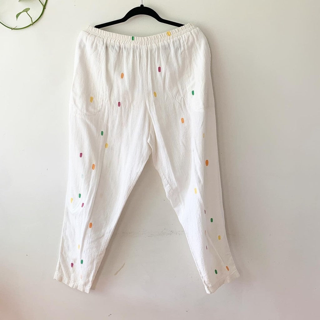 Vintage Valerie Lynn Relaxed Confetti Tapered Pants