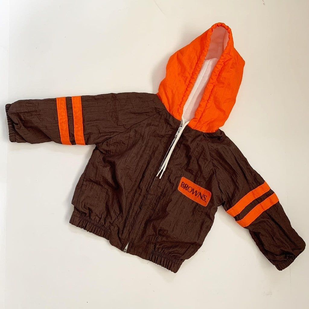 Vintage Cleveland Browns NFL Toddler Winbbreaker Jacket