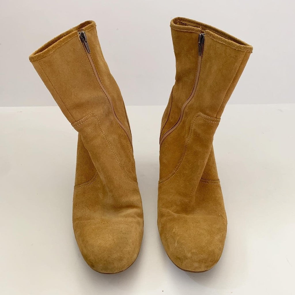 Unisa Suede Tan Ankle Boots