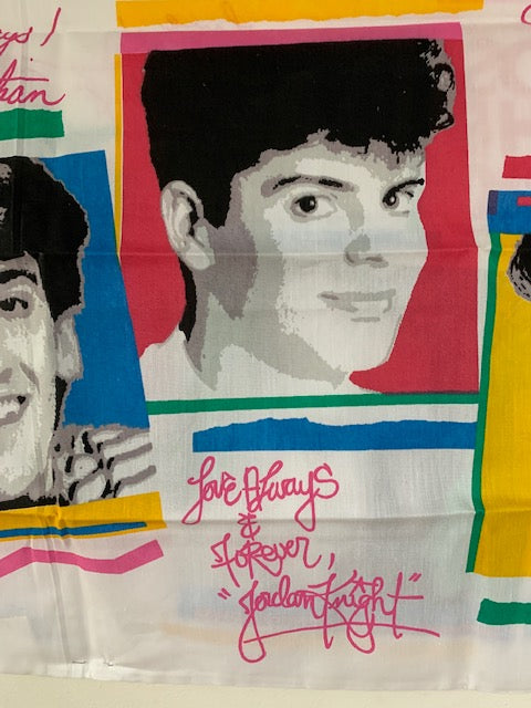 Limited Edition New Kids on the Block Sheet and Pillow Set