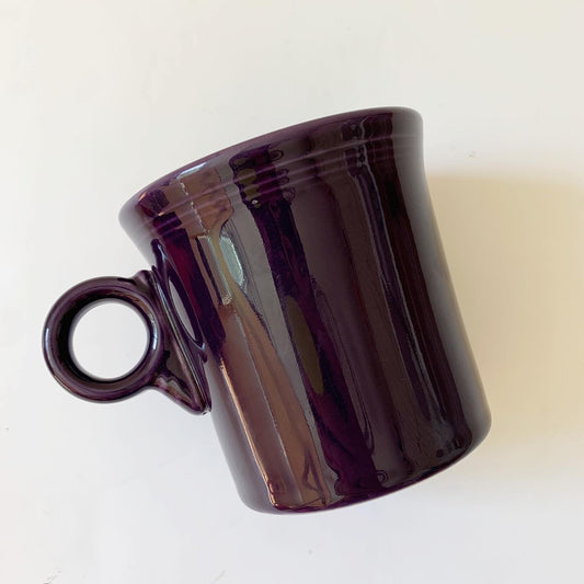 Fiestaware Plum Ring Handle Tom & Jerry Mug Backstamp HLC